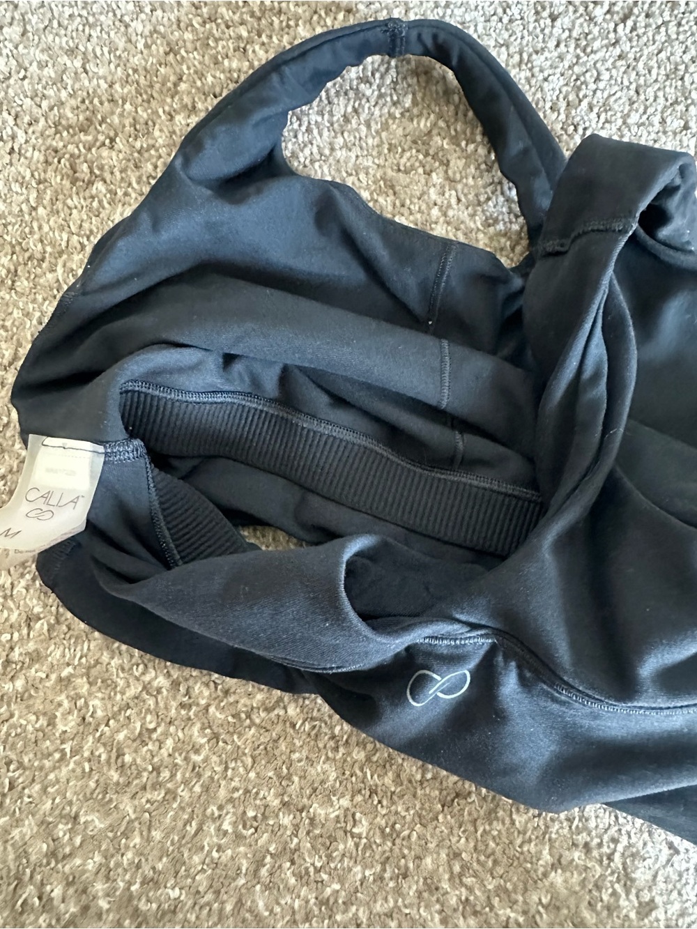 Black Racerback Bralette Top - Picture 3 of 3
